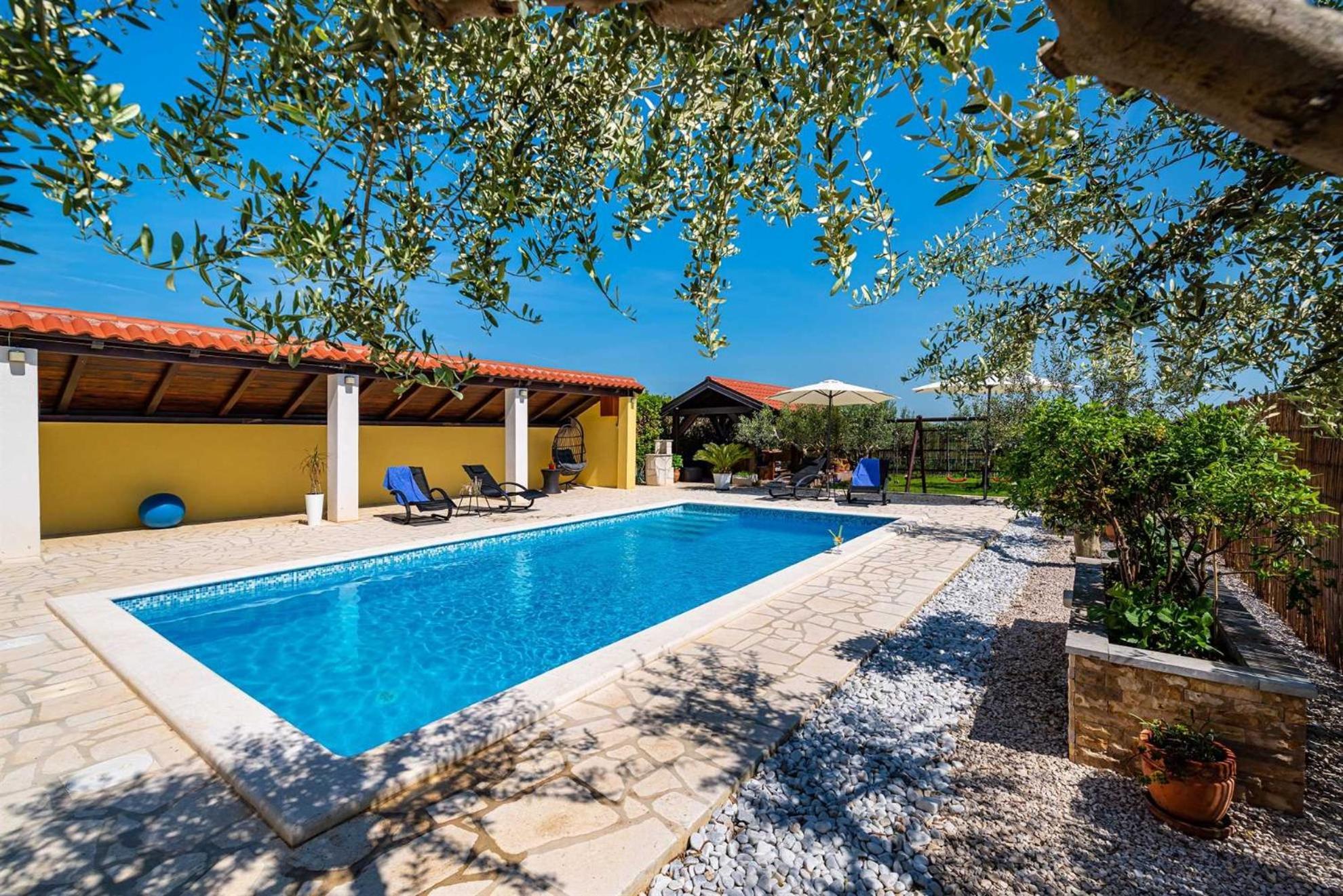 Apartment House Simoni With Pool, Zadar County Privlaka  Dış mekan fotoğraf