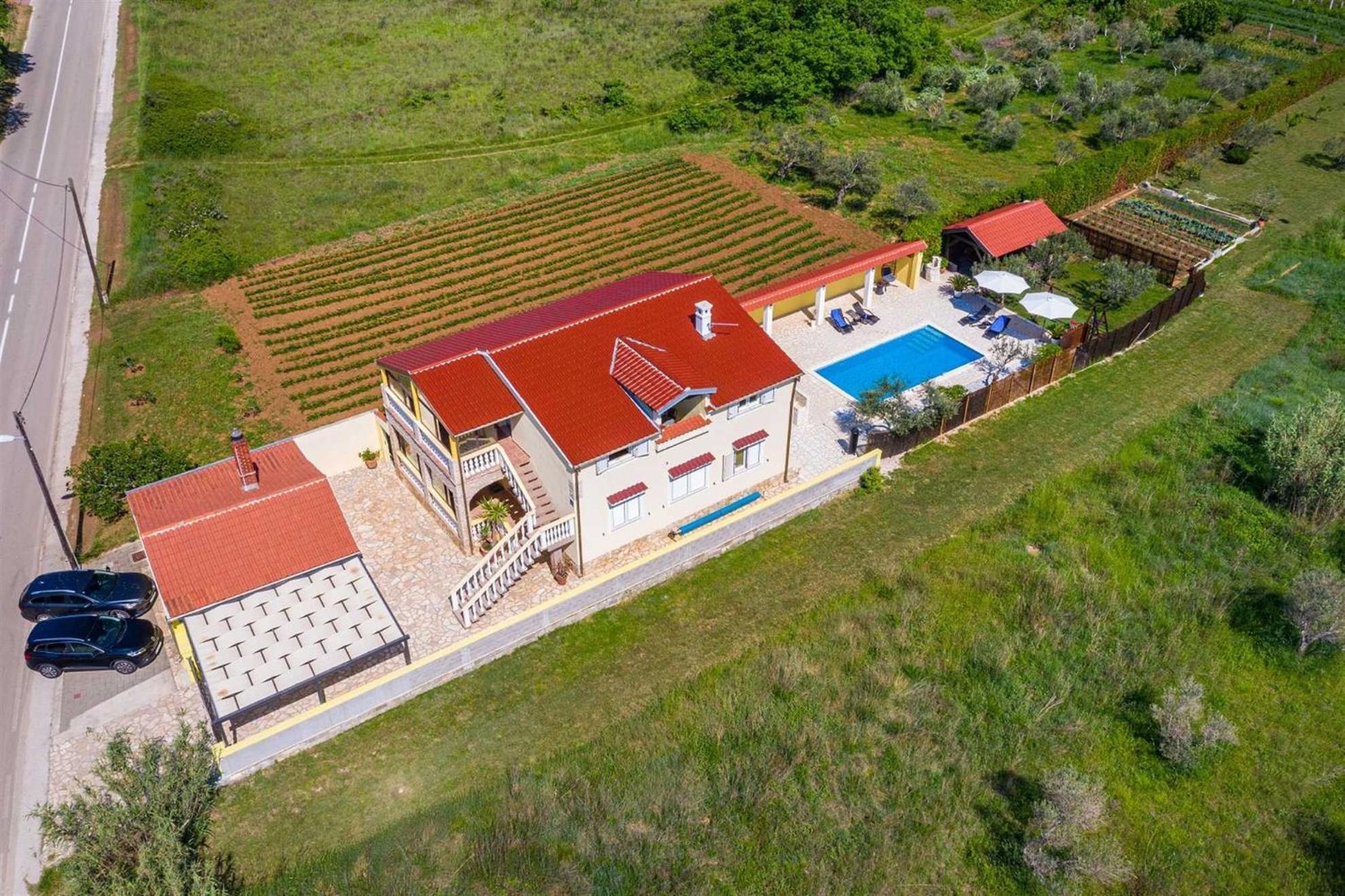 Apartment House Simoni With Pool, Zadar County Privlaka  Dış mekan fotoğraf